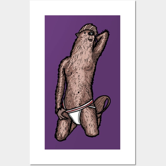 ISO Significant Otter Wall Art by COLORaQUEEN